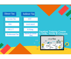 GST Certification Course in Delhi 110079, after 12th and Graduation by SLA. GST and Accounting,